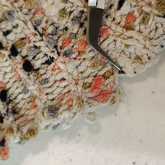 Moon & Madison Confetti Sweater Sz Extra Small Cowl Neck Multicolor Cozy - Picture 4 of 12